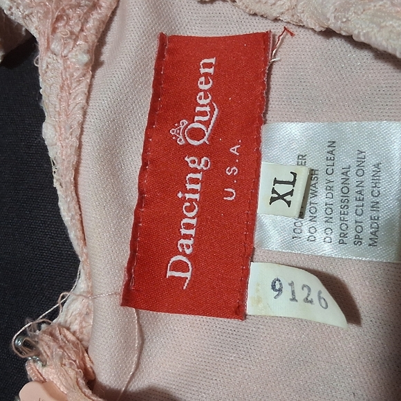 Dancing Queen Pink Chemise with Frilled Neckline - Picture 7 of 7